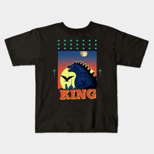 King of monster,The great monster of world Kids T-Shirt